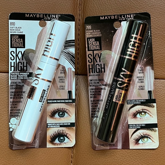 Mascara & Primer Maybelline Sky High tinted primer soft black mascara - Picture 2 of 2